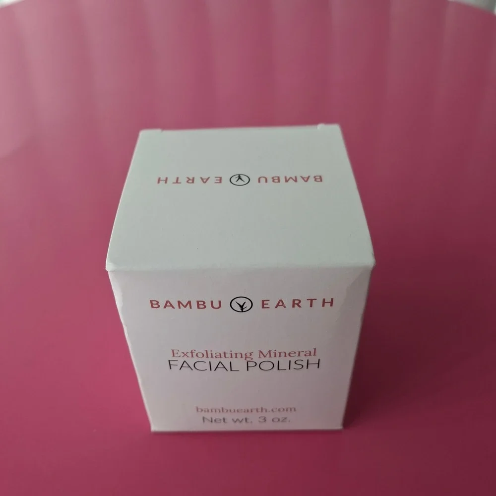 Bambu‎ Earth Exfoliating Mineral Facial Polish 3 oz Powder Scrub New